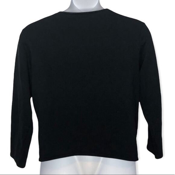 Vintage Paul Harris Let It Snow Cardigan L | 90s Snowman Ugly Christmas Sweater - Picture 6 of 16